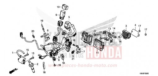 FAISCEAU DES FILS (CRF250RJ) CRF250RJ de 2018